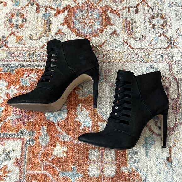 BCBGeneration Black Heeled Booties - Picture 2 of 8